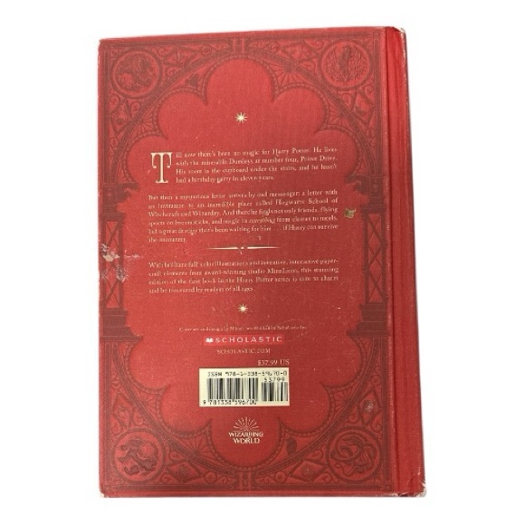 Harry Potter and the Sorcerer's Stone Illustrated Hardcover Book & Keepsake Box - Picture 4 of 13